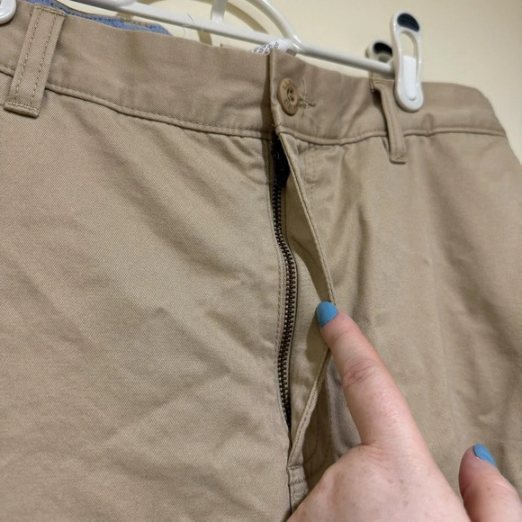 Men’s L.L Bean Vintage Khaki Natural Fit Straight Leg Office  Pants Size: 31x36 - Picture 6 of 16